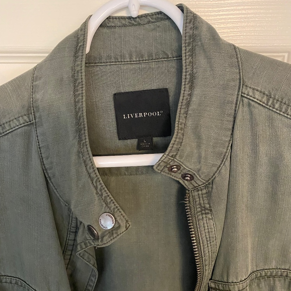 Liverpool size L hunter green  jacket